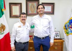 MOSTRÓ EL PRESIDENTE CARLOS PEÑA ORTIZ AL MVZ DÁMASO ANAYA ALVARADO LA TRANSFORMACIÓN DE LA CIUDAD