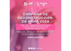 CAMPAÑA DE RECONSTRUCCIÓN DE MAMA 2026 MANTIENE ABIERTO SU REGISTRO