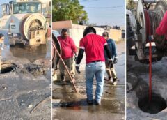 REALIZÓ COMAPA SONDEO DE DRENAJE SANITARIO EN LA COLONIA RIBERAS DEL CARMEN