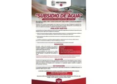 INVITA CARLOS PEÑA ORTIZ A USUARIOS A SOLICIRAR EL SUBSIDIO DE AGUA