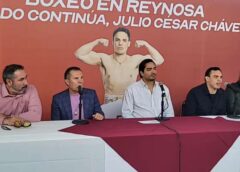 Anuncian en Reynosa cartelera de box encabezada por Julio César Chávez Jr.