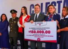 RECIBIÓ CRUZ ROJA DONATIVO DEL GOBIERNO DE REYNOSA POR 150 MIL PESOS