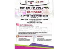 LLEVARÁ DIF-REYNOSA BRIGADA A FAMILIAS DE LA COLONIA SATÉLITE