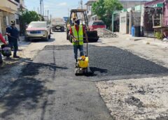REPARÓ GOBIERNO DE REYNOSA VIALIDADES EN TRES COLONIAS