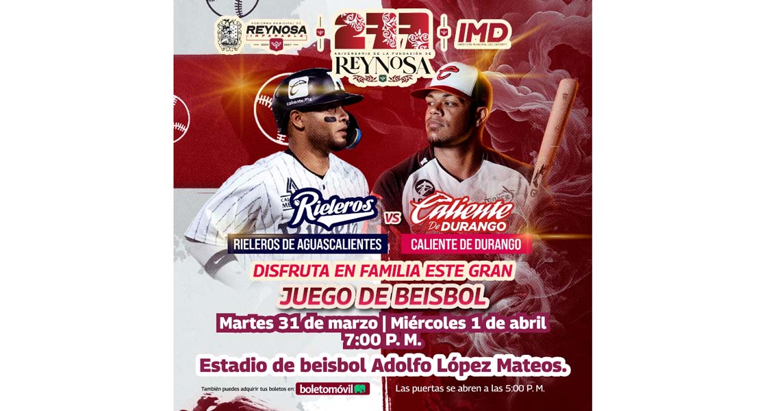 HOY SE ENFRENTAN LOS CLUBES DE BEISBOL RIELEROS Y CALIENTE EN EL LÓPEZ MATEOS
