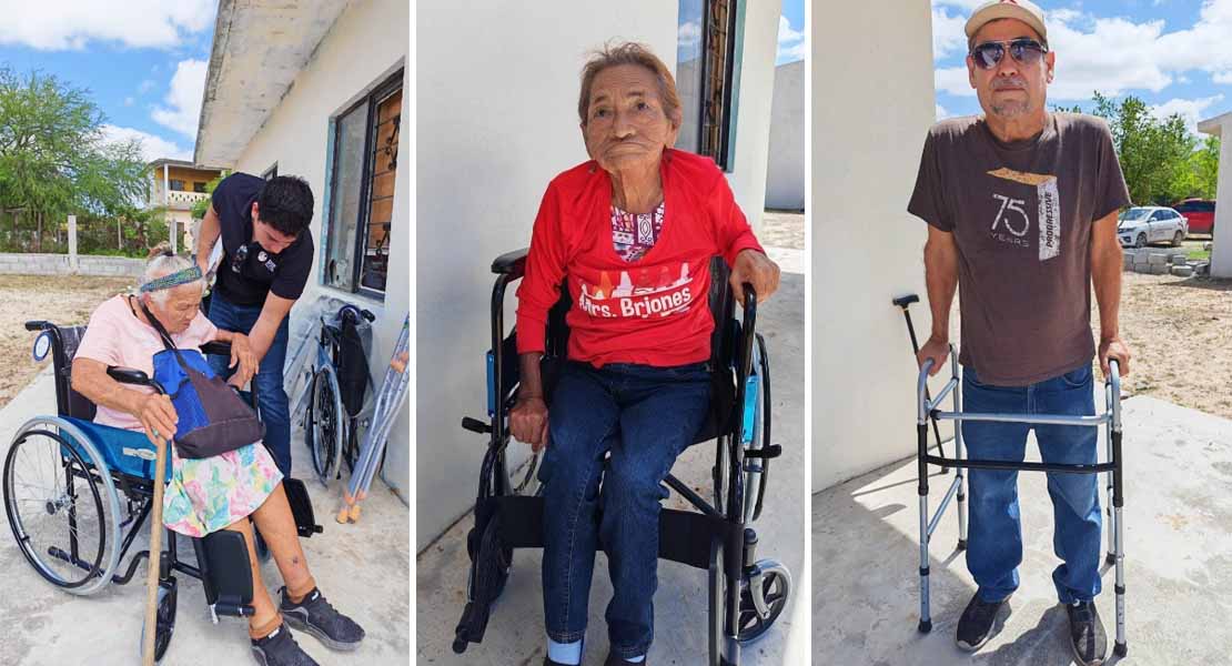 ACERCA ALCALDE CARLOS PEÑA Y DIF-REYNOSA APOYOS FUNCIONALES A FAMILIAS DEL EJIDO LAS ANACUAS